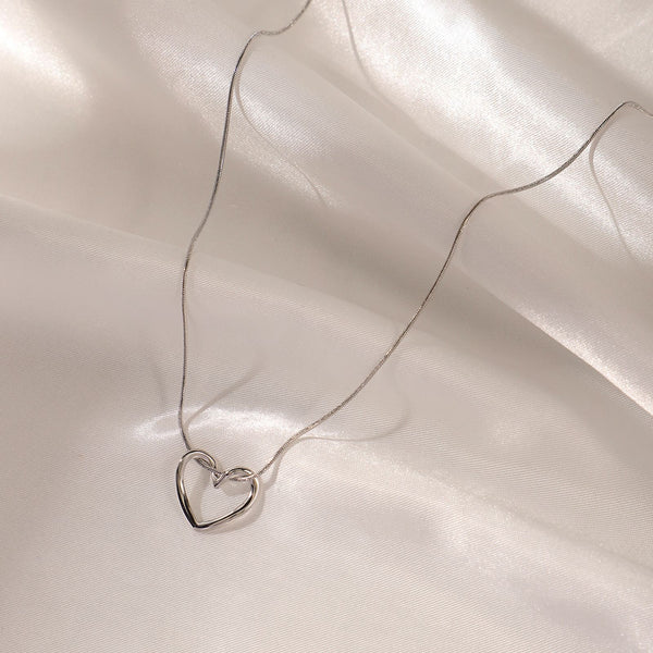 Silver heart Necklace